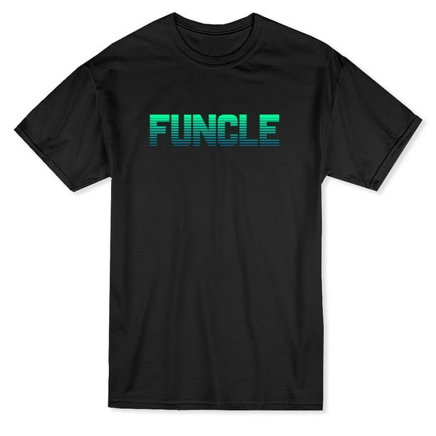T-shirt Noir Funcle Graphique pour Homme