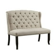thumbnail image 1 of Bowery Hill Fabric Settee in Beige, 1 of 3
