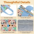 thumbnail image 4 of Cartoon Dog Insulated Lunch Bag for Women & Adults,Large Portable Soft Cooler Lunch Bag,Thermal Food Storage Tote with Pearl Cotton,8.66L,8.75x5.75x9.5 Inch, 4 of 6
