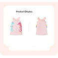 thumbnail image 3 of Emy Dola 100% Cotton 2-7T Little Girls Sleveless Ruffle Neck Dress Cartoon Seahorse Print A-line Sundress, 3 of 8