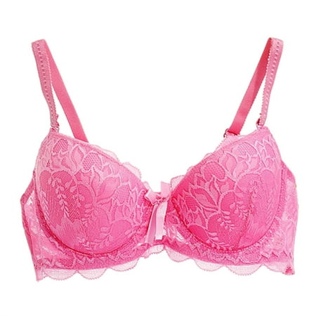 

Women s Secret Lace Flower Lightly Lined Gather Underwire Bra