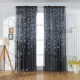 thumbnail image 2 of 1pcs Christmas Snowflake Curtain Tulle Window Treatment Voile Drape Valance, 2 of 5