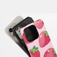 thumbnail image 4 of Strawberry Pattern For All iPhone Series Protective Phone Case Cute Cartoon Pink Red, 4 of 7