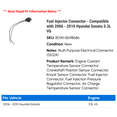 thumbnail image 2 of Fuel Injector Connector - Compatible with 2006 - 2010 Hyundai Sonata 3.3L V6 2007 2008 2009, 2 of 2