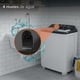 thumbnail image 5 of White Westinghouse Lavadora doble tina  11 kg  WWXCTT11703BK  Gabinete en polipropileno  4 niveles de agua  3 perillas de control  Bajo consumo de energía  Ahorro de agua, 5 of 9