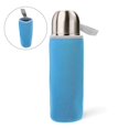 thumbnail image 2 of 550ML Water Bottle Carrier Bag Pouch Cover Insulated Water Bottle Holder Cup Sets Great for Stainless Steel Glass or Plastic Size - 6.8*19CM (Lake Blu, 2 of 3