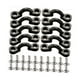 thumbnail image 3 of 2xKayak Pad Eye Kit Tornillos De Acero Inoxidable Con 20 Tornillos Para Cubierta Kayak Canoa, 3 of 8