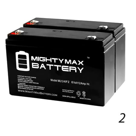 6V 12AH F2 Battery for Best Ride On Cars Thunder 6V Jeep - 2 (Best Coil For Fisher F2)