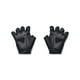 thumbnail image 3 of Guantes de entrenamiento con medio dedo Under Armour para hombre, color negro, talla L, 3 of 3