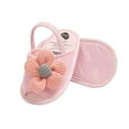 thumbnail image 3 of Gupgi Baby Girl's Sunflower Princess Sandals Infant Summer Prewalker Sandals, 3 of 8
