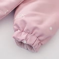 thumbnail image 6 of Girls Rain Coats Children's Waterproof Windbreaker Double Sided Jackets Warm Soft Velvet Lined Fleece Outdoor Jacket Pink 5 Years, 6 of 8