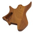 thumbnail image 1 of TEHAUX Coffee Solid Guitar Body Unfinished Headless Design for Easy Tuning and String Replacement, 1 of 7