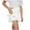 White, variant on Maean Girls Athletic Skirts with Shorts Kids Skorts Tennis Running High Waist Summer Sport Shorts