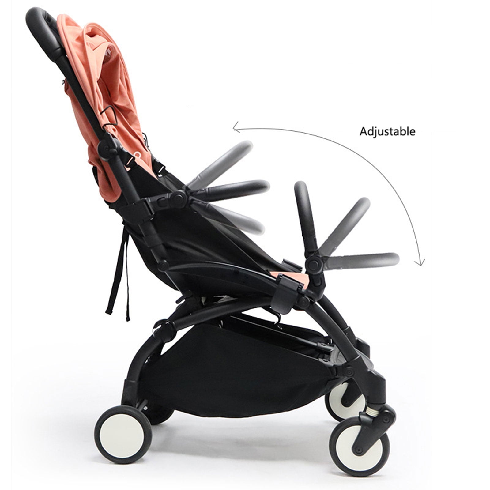 Handle Bumper for 0-5T Pushchair Armrest Handle Legrest for Mostly Brand Infant Pram Strollers