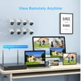 thumbnail image 4 of 5MP Wireless Security Camera System with Audio,SMONET 8Pcs 3MP Surveillance NVR Kits, 2TB Hard Drive,8CH 3MP Indoor Outdoor CCTV Cameras,P2P,Night Vision,AI Human Detection, 4 of 10