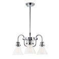 thumbnail image 1 of Maxim 26116CDPC-BUI Seafarer 3-Light Chandelier with Bulbs, Polished Chrome, 1 of 1