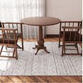 thumbnail image 5 of Area Rug - 3*5 Ultra-Thin Washable Rug, Moroccan Living Room Rug, Boho Rug Geometric, Non-Slip Non-Shedding Carpet for Kitchen Bedroom Black, 5 of 6