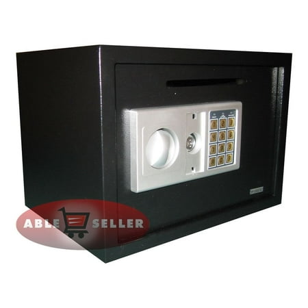 Digital Drop Depository Safe - AbleHome ELECTRONIC DIGITAL DEPOSITORY SAFE W/ CASH SLOT DROP OFF RETAIL SECURITY VAULT