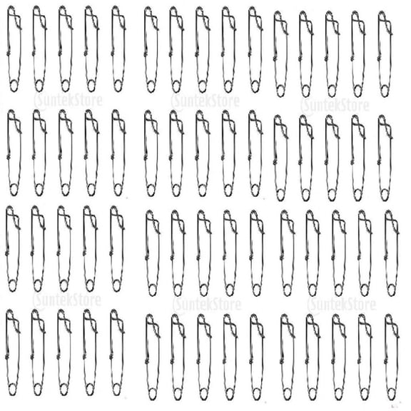 yotijay 60 pcs Long Line Clips Branch Hanger Snap Tuna Clip Fishing Tackles Accessories