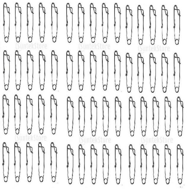 60Pcs Stainless Steel Long Line Longline Clip For Fishing Snapper Or