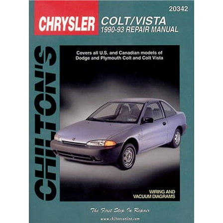 Dodge Colt & Vista Chilton Repair Manual (1990-1993)