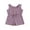 Purple, variant on Hirigin Toddler Baby Girl Summer Clothes Ribbed Sleeveless Button Down Tank Top Short Jumpsuit Rompers One Piece Outfit