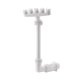 thumbnail image 2 of Spray Nozzle Pool Bracket, Fish Pond Nozzle, Gardening Spray Nozzle, Support Bracket, Heavy Duty Metal Frame, Adjustable Spray, Foldable Portable, for Outdoor Pond, for Garden Decor, for, 2 of 6