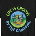 thumbnail image 3 of Pete The Cat - Life Is Groovy By The Campfire - Toddler And Youth Short Sleeve Graphic T-Shirt, 3 of 6
