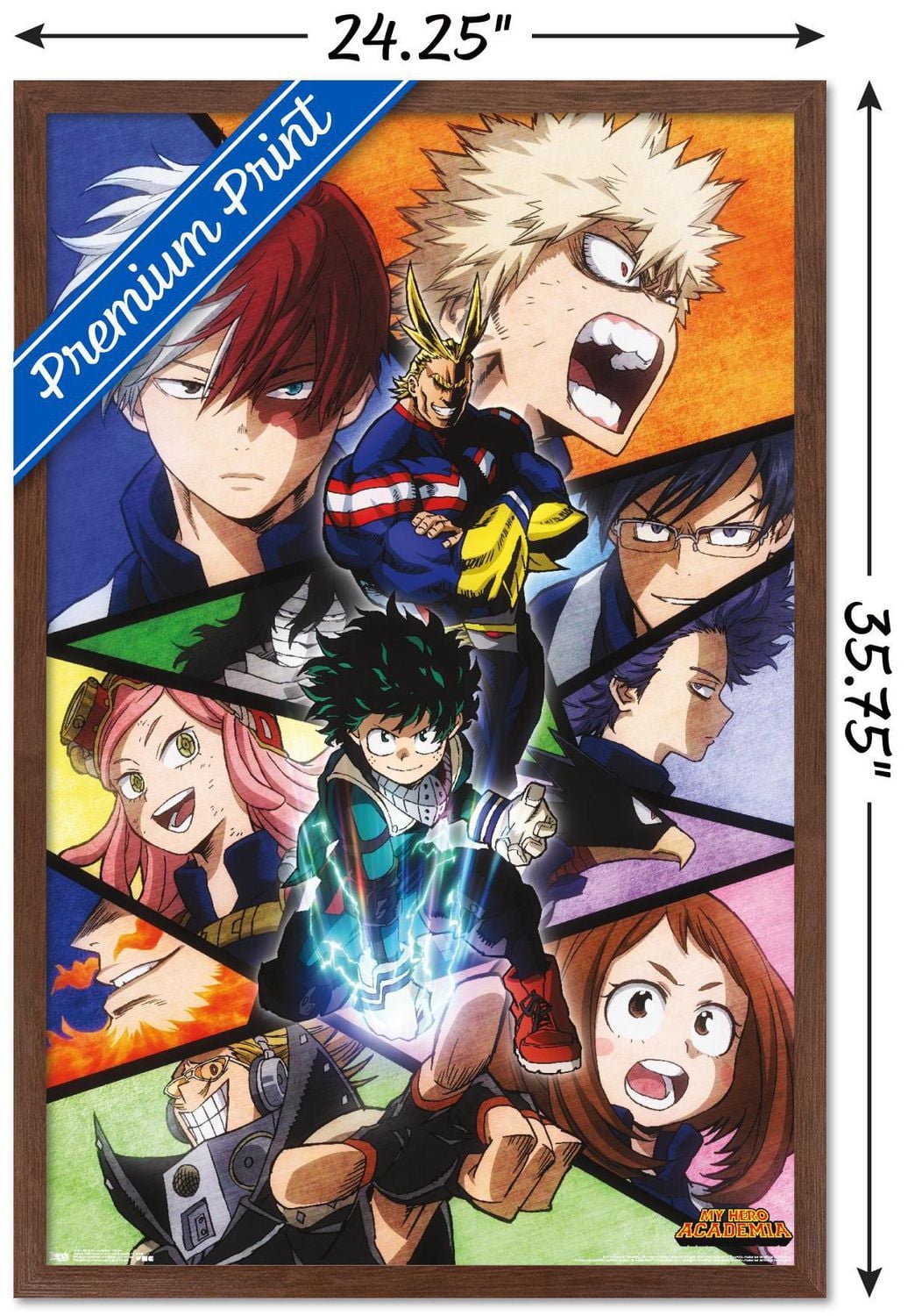 My Hero Academia - Faces Wall Poster, 22.375" x 34"