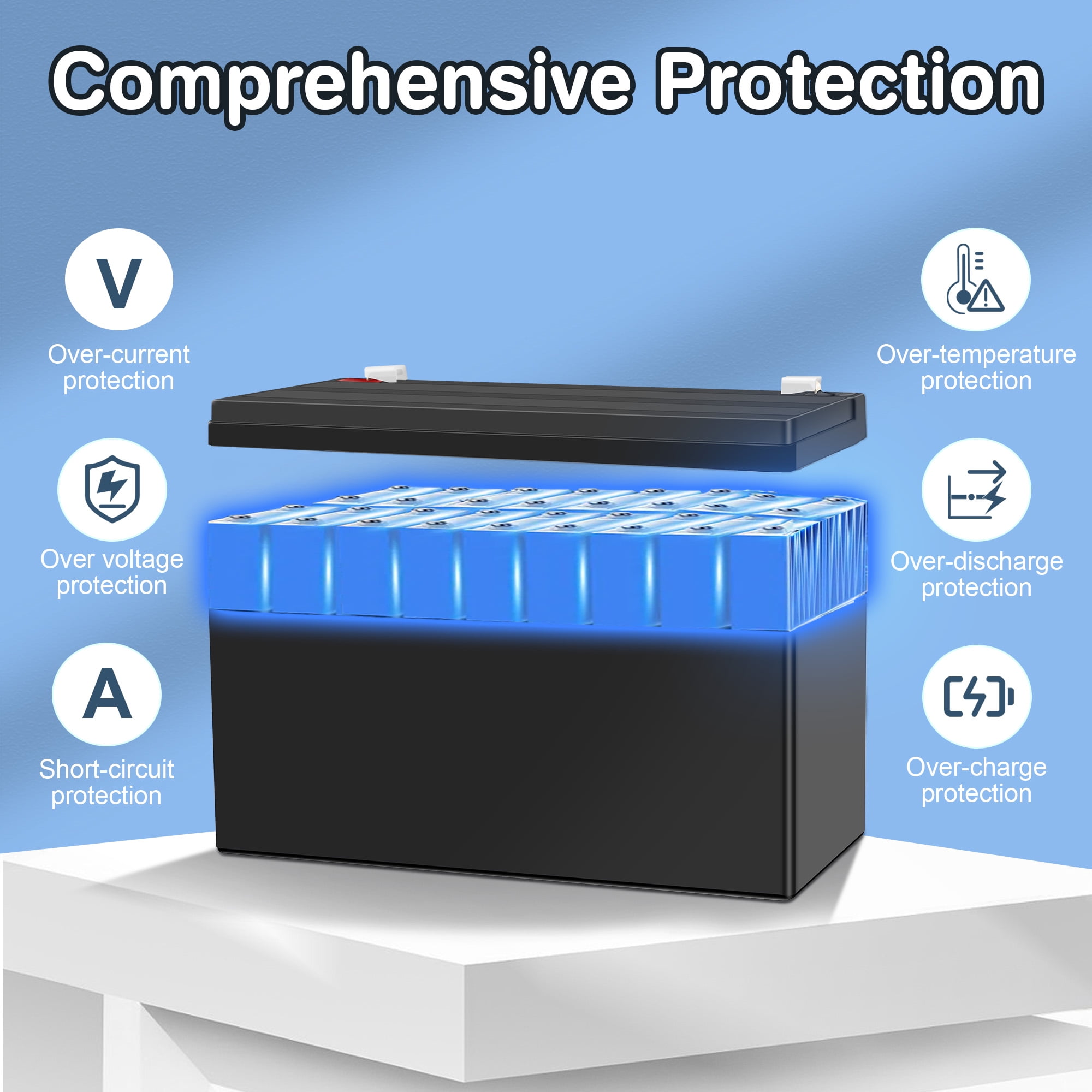 TOKTOO 24V 7Ah Lead Acid Replacement Battery for Kids Ride On Car – Reliable Power