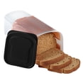 thumbnail image 4 of Yucurem 5.4 L Plastic Bread Box Bread Container For Sandwich Loaf Sliced Breads Kitchen Essentials (Black), 4 of 10