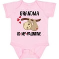 thumbnail image 3 of Inktastic My Grandma Is My Valentine Boys or Girls Baby Bodysuit, 3 of 5