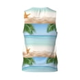 thumbnail image 3 of Easygdp Starfish in Beach Men's Mesh Basketball Jersey Quick Drying Sleeveless Shirts Fitted Muscle Tank Tops Sport Round Neck T-Shirt - Medium, 3 of 9