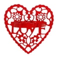 thumbnail image 2 of Valentine Napkin Rings,Heart Napkin Rings,Hollow-Out Heart Napkin Rings Table Decorations Heart Napkin Holders for Valentine's Day Wedding Anniversary Family Party Table Decoration(Red), 2 of 9
