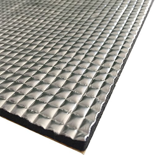 Heat Shield, Sound Deadening Material, Car Sound deadening mat, Engine  Insulation Foam with Aluminum sheet 1100(AA), 20x12