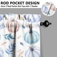thumbnail image 5 of Rod Pocket Kitchen Curtain Set 3-Piece, 27.5x36 Inch Valance & Tier Drapes, Polyester Pongee Cafe Curtains for Living Room, Bathroom, Farmhouse Rustic Country Window Treatments., 5 of 6