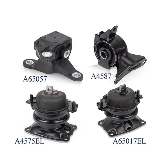 ISA Engine Motor Mount Compatible with 2011-2016 Odyssey 3.5L Touring Elite Replacement for A4587 A65057 A4575EL A65017EL Set of 4