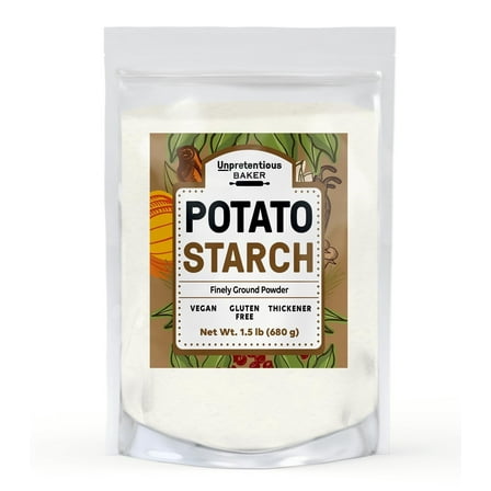Unpretentious Potato Starch, 1.5 lb, Thickener for Soups, Stews, Sauces & Gravies