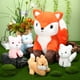 thumbnail image 4 of Set de Peluches HyDren Zorro 35 cm Mamá con 4 Zorritos, 4 of 7