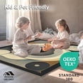 thumbnail image 4 of ODIKA 5'x7' Machine Washable Non-Slip Area Rug, Interlocking Spiral Swirls with Bold Highlights High Traffic Rug, Beige, 260555, 4 of 7