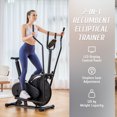 thumbnail image 1 of Seated Elliptical Machine Home Gym Workout Equipment for Men & Women 120kg Cap, 1 of 11