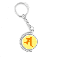 thumbnail image 1 of culture sa pattern rotatable keyholder disc accessories chain clip, 1 of 3