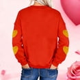 thumbnail image 5 of Enjoytime Valentine's Day Matching Sweatshirts for Couples Heart Printed Long Sleeve Crewneck Sweatshirt Funny Casual Holiday Tops, 5 of 8