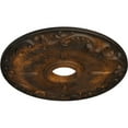 thumbnail image 3 of Ekena Millwork 18"OD x 3 1/2"ID x 1 1/4"P Kent Ceiling Medallion (Fits Canopies up to 5"), Hand-Painted Rust, 3 of 5