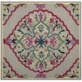 thumbnail image 2 of SAFAVIEH Bellagio Rio Floral Wool Area Rug, Dark Gray/Multi, 5' x 5' Square, 2 of 11