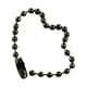 thumbnail image 3 of 20pcs Cadena Etiqueta de perro Collar Hombres Mujeres Acero inoxidable, 10cm Metal negro, 3 of 5