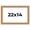 Bhutan, variant on 22x14 Frame Gold Brown Plein Air Vintage Solid Wood Picture Frame | 1.75 Inches Moulding Width |