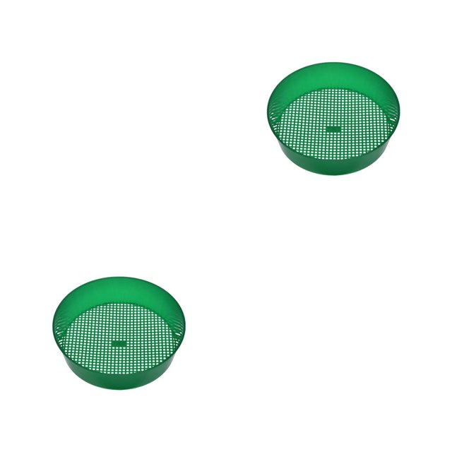 Yuarrent Bandeja de flores Suelo Acertijo Herramienta de jardín Plancha Tamaño compacto Composy de larga duración Malla Piedra Accesorios de 21*5.5 cm 2Conjunto