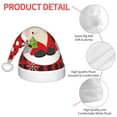 thumbnail image 4 of Salouo Gnome And Buffalo Plaid for Christmas Hat for Kids Xmas Holiday Hat Santa Hat for Boys & Girls Festive Headwear Accessories Fit for Christmas/ New Year/Holiday/Party, 4 of 6