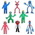 thumbnail image 1 of Rainbow Friends Colorful Action Figure Set, 8 Pack, 1 of 5